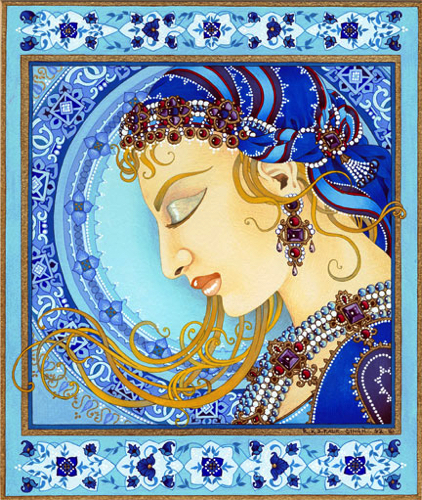 Gypsy Lady in Blue