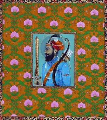 Guru Gobind Singh With Sword