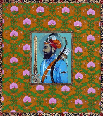 Guru Gobind Singh With Sword