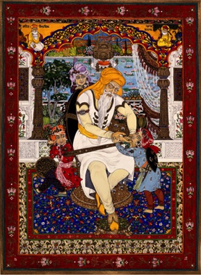 Maharaja Ranjit Singh With Sons