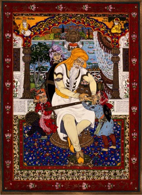 Maharaja Ranjit Singh With Sons